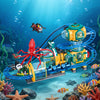 1080pcs JIESTAR Ocean Base Roller Coaster (Motorized Version) (Motor Included)