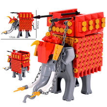 MOC Middle Ages Ancient Rome Series Chariots Chariots War Elephants Building Block Toys minifigures
