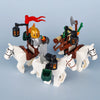 MOC Medieval Castle Transport Ox-Horse Wagons