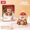 1473 pcs LOZ 1958 Santa night light