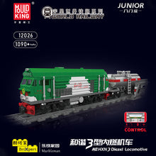 1090 pcs MouldKing 12026 HXN 3 Diesel Locomotive-Dynamic(with PF)
