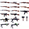 World War II Military Two Color Gun Weapon