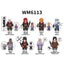 WM6113 The Naruto series Minifigures