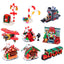 City Winter Snow House Toy Airplane Food Candy