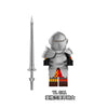YL011-012 medieval militia soldiers Minifigures