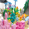 49577 Coral and seaweed Coral and seaweed garden plants floral pieces underwater scene
