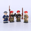 MT32-35 World War II British military camouflage airborne soldier Minifigures