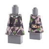 WWII German, American, French and Soviet Military Soldier Minifigures Coat and Cape