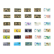 10pcs 3069 Miniature Props USD Euro 1X2 Print Set