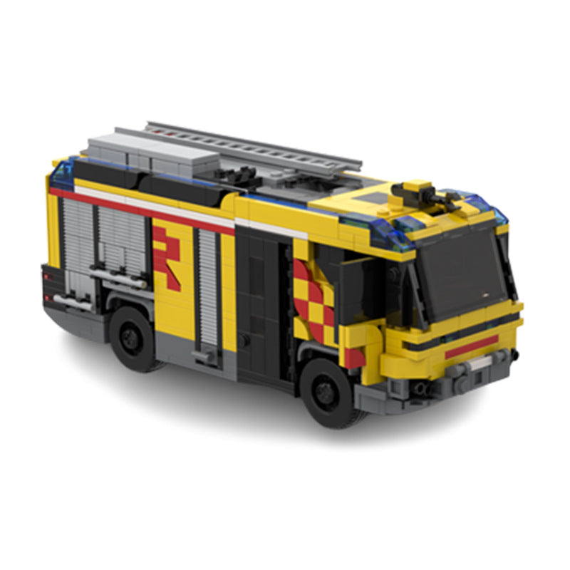 916 parts MOC-60616 Rosenbauer RT Hybrid fire truck – Joy Bricks