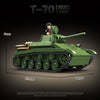 689pcs QUANGUAN 100291 T-70 LIGHTER TANK