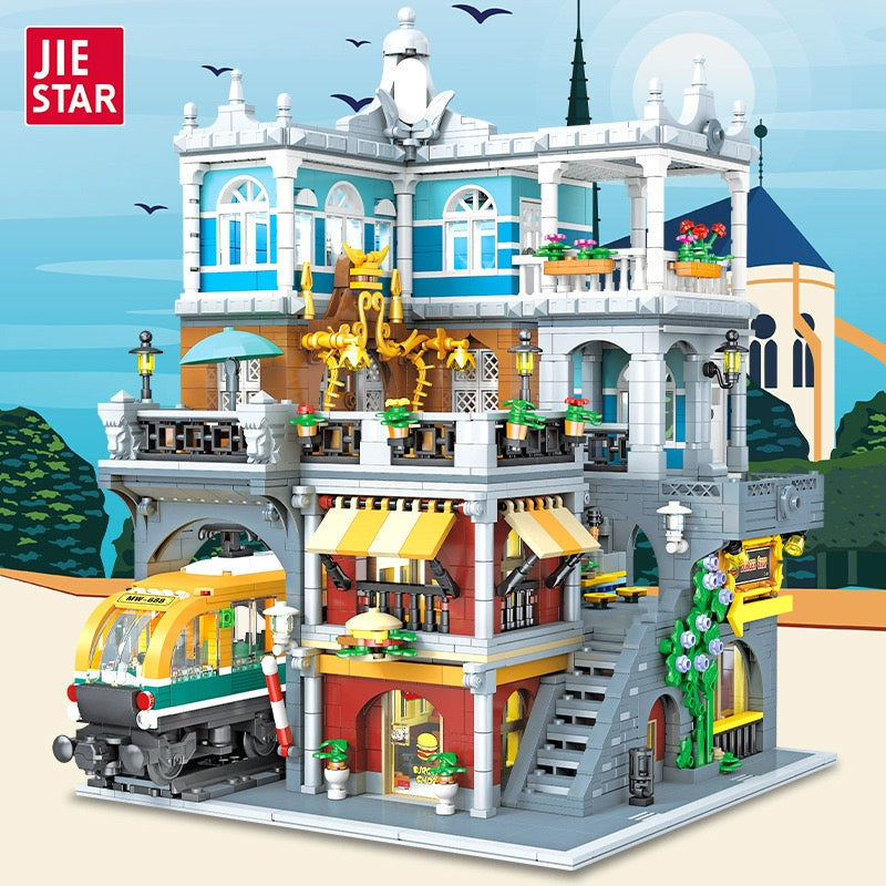 3289 pcs JIESTAR 89128 Burger Shop – Joy Bricks