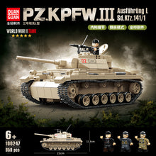 959 pcs QUANGUAN 100247 Panzer III Type L