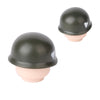 WWII US Army Officer Soldier Minifigure Helmet Weapon 5PCS