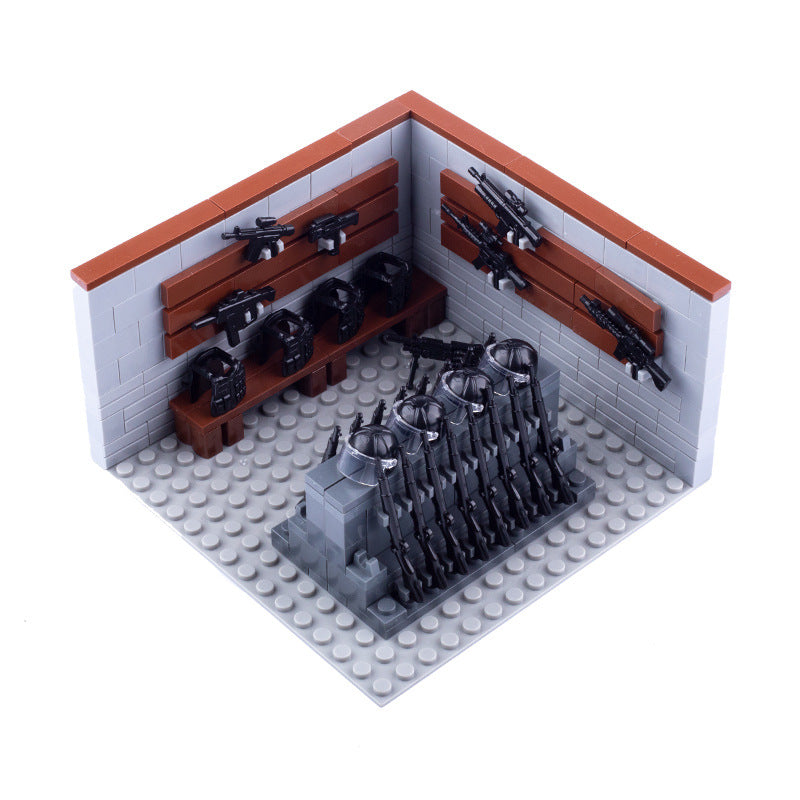Military Weapons Gun Rack Equipment Rack Library – Joy Bricks