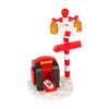 City Winter Snow House Toy Airplane Food Candy