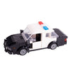 MOC City Life Minifigures Police Car Engineering Vehicle Tricycle Snowplow Truck