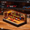 750pcs XJD JD098 Retro car repair shop