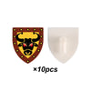 medieval castle knight soldier lion black eagle weapon armor hand shield