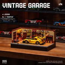 750pcs XJD JD098 Retro car repair shop