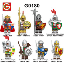 G0180 Medieval Warrior Lionheart Heavy Infantry Knight Archer Minifigures