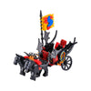MOC Medieval Military Warhorse Wolves Prison Wagons Oxen War Scene Weapons