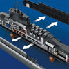 1498 pcs Reobrix 800 Nuclear Submarine