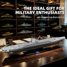 3565pcs 12GO 98015 WWII German U-96 U-Boat