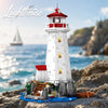 1555pcs DK Peggy's Cove Lighthouse (with Motor, Battery Box & 360° Rotating Light)