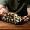 1821PCS 12GO WWII German Jagdtiger Tank Destroyer 1:28
