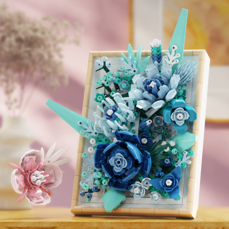 MJi FLOWER PICTURE FRAME – Joy Bricks