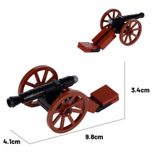 Napoleonic Wars era military cannons