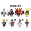 WM6152 Naruto Series Minifigures