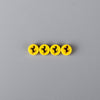 City Street Scene BMW Mercedes Benz Car Logo 4pcs