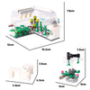 Hydroponic laboratory scene scientific research plants flowers