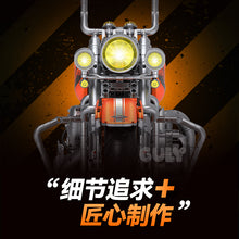2392PCS GULY 60531 motorcycle series - Harley 1:5  (electroplating limited edition)