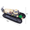 Military World War II French Renault Light Engineering Tank Artillery Vehicle