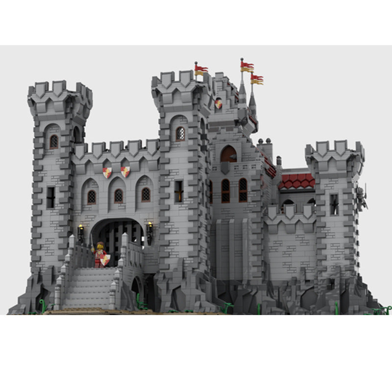 10007pcs MOC-143001 Red Lions Castle II – Joy Bricks