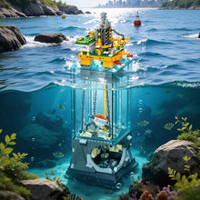 1064pcs JIESTAR JJ9215 Miniature Offshore Drilling Scene