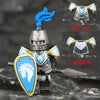 VP114 Medieval Lion King Castle Series Black Hawk Knight Minifigures