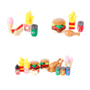 Hamburger French fries Ice cream Drinks Figure accessories