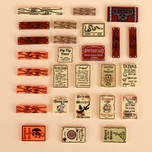 Medieval Ancient Rome Signs Road Signs Wood Grain Prints Minifigures Accessories