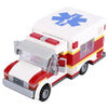 World War II German and American military modern city minifigure ambulance medical vehicle lightning truck