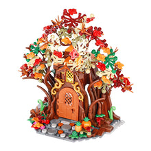 Fairy Tale Medieval Autumn Elf Tree House Plants