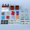 Seafood stall scene prints minifigure accessories