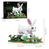1232pcs Xbert 66255 White Rabbit