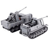 World War II German Soldiers Tank Armored Vehicle Artillery Car Set