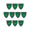 Medieval historical military castle  knight black wolf shield