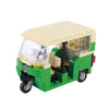 MOC City Life Minifigures Police Car Engineering Vehicle Tricycle Snowplow Truck
