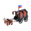 MOC Medieval Military Warhorse Wolves Prison Wagons Oxen War Scene Weapons